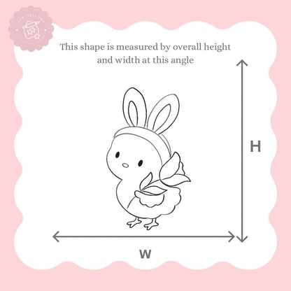 Bunny Chick with Flower Cookie Cutter