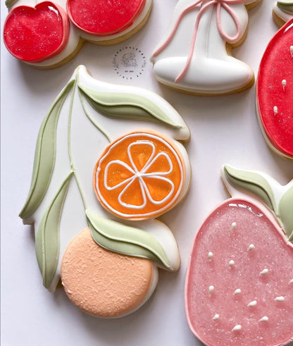 Orange Branch Cookie Cutter (Fruity Isomalt Class Cutter)