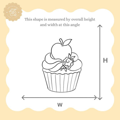 Apple Cupcake Cookie Cutter