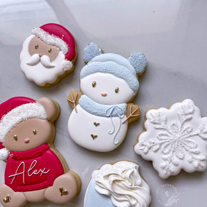 Snowman wearing Beanie Cookie Cutter