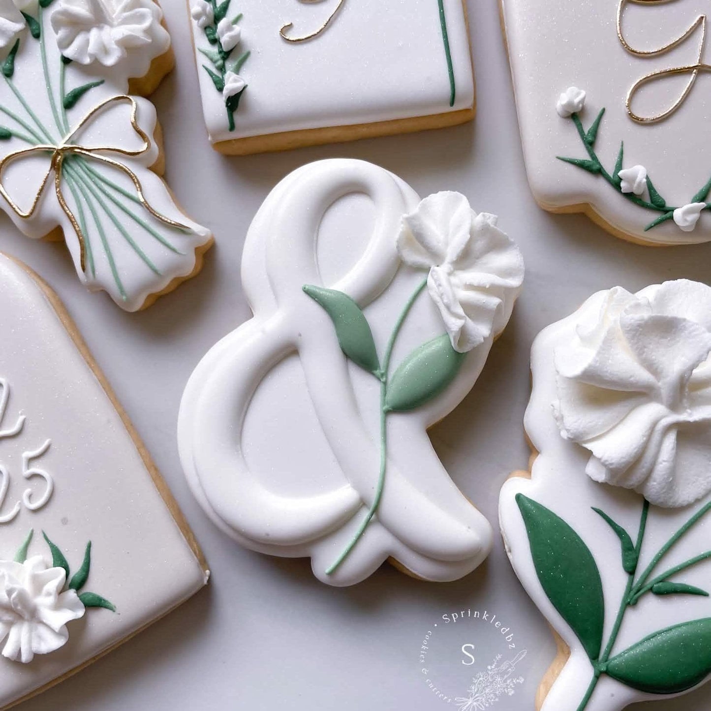 Floral Ampersand (&) Cookie Cutter
