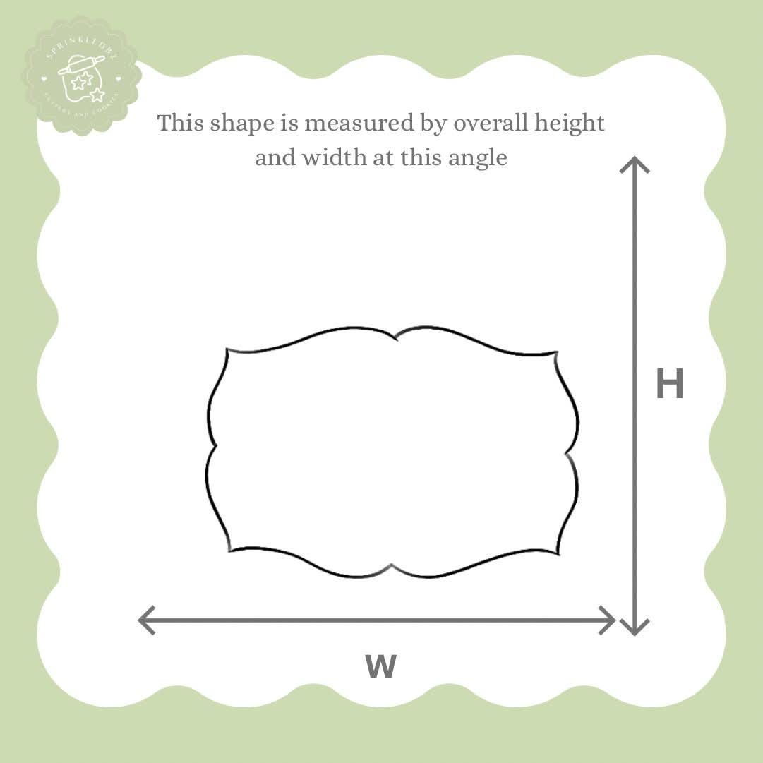 Wedding Plaque Cookie Cutter
