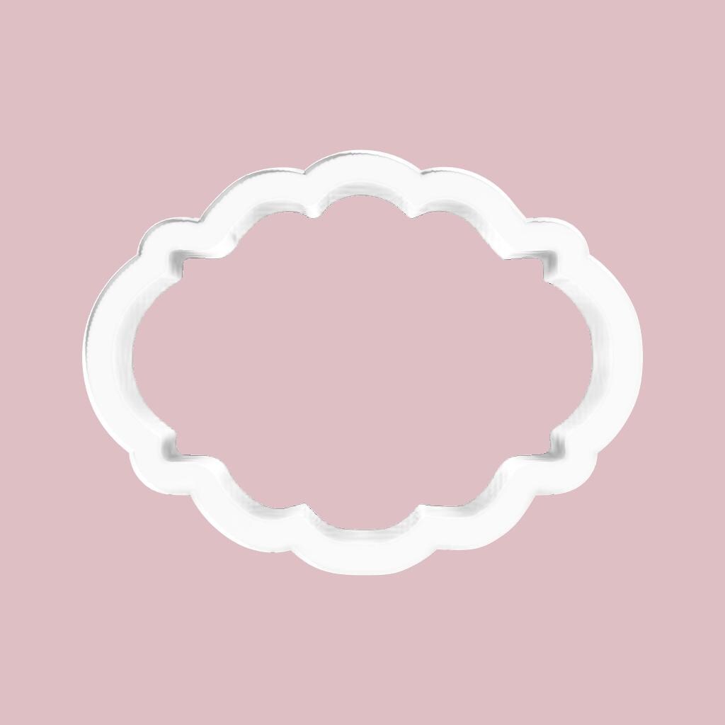 Vintage Plaque Cookie Cutter