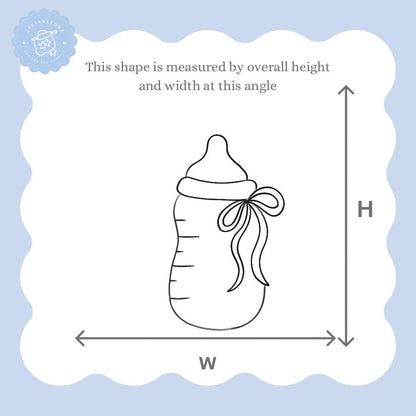Baby Bottle with Bow Cookie Cutter