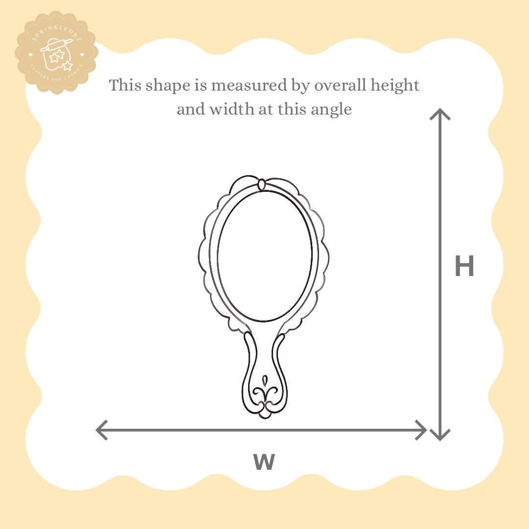 Vintage Mirror Cookie Cutter