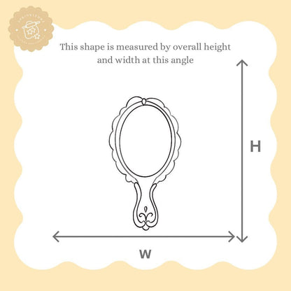 Vintage Mirror Cookie Cutter