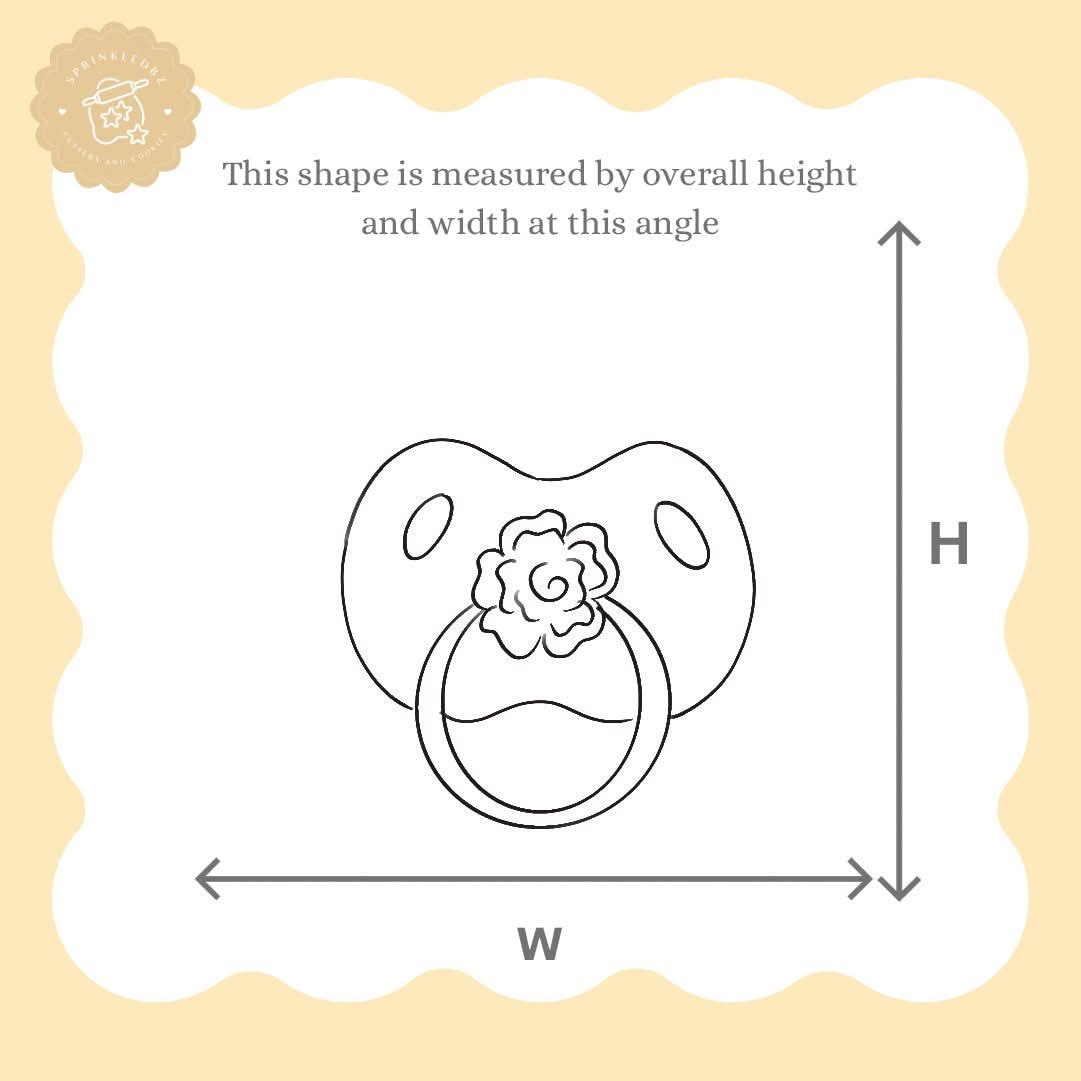 Baby Pacifier Cookie Cutter