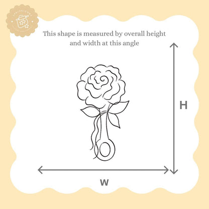 Floral Baby Rattle Cookie Cutter