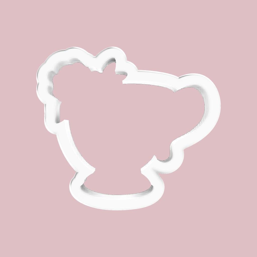 Vintage Floral Teacup Cookie Cutter
