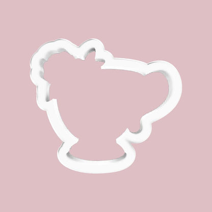 Vintage Floral Teacup Cookie Cutter