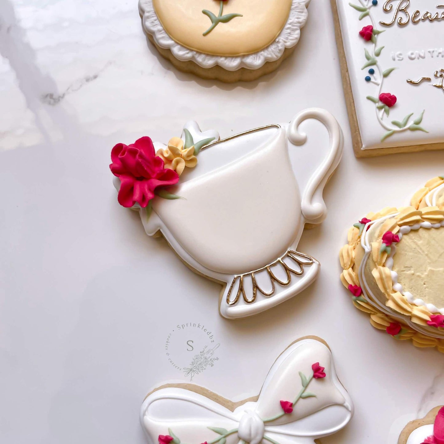 Vintage Floral Teacup Cookie Cutter