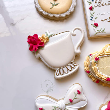 Vintage Floral Teacup Cookie Cutter