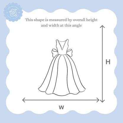 Wedding Dress with Bow Cookie Cutter