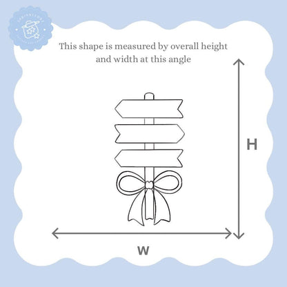 Signpost Cookie Cutter