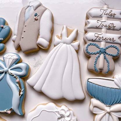 Wedding Dress with Bow Cookie Cutter