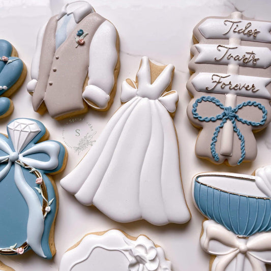 Wedding Dress with Bow Cookie Cutter
