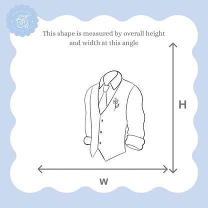 Groom Vest Cookie Cutter