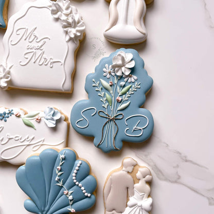 Bouquet Plaque Cookie Cutter