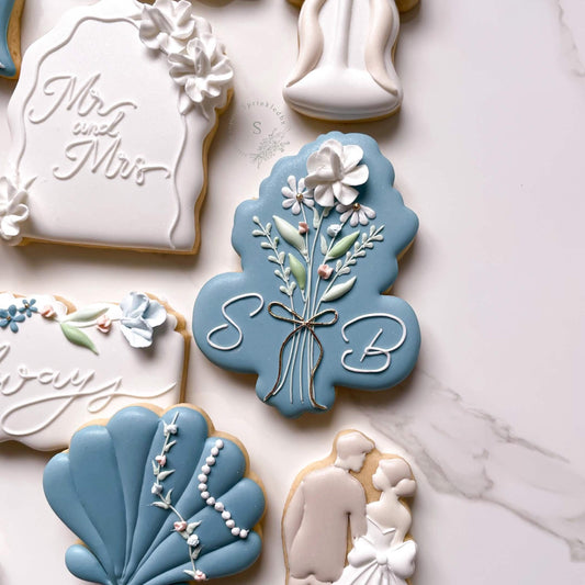 Bouquet Plaque Cookie Cutter
