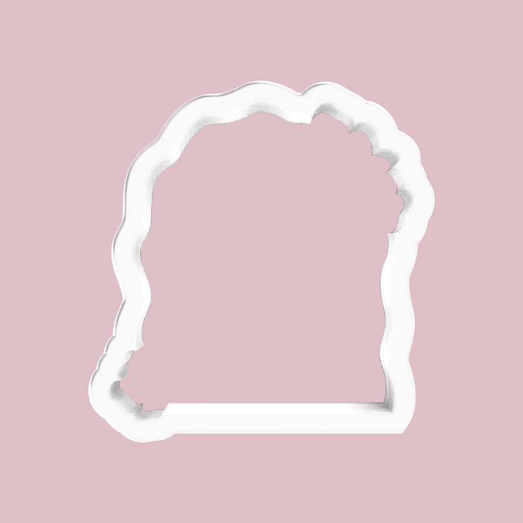 Wavy Arch with Florals Cookie Cutter
