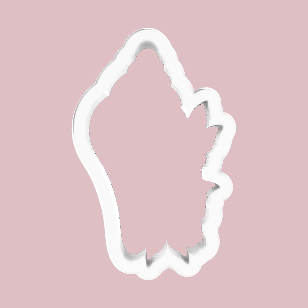 Conch Shell with Florals Cookie Cutter