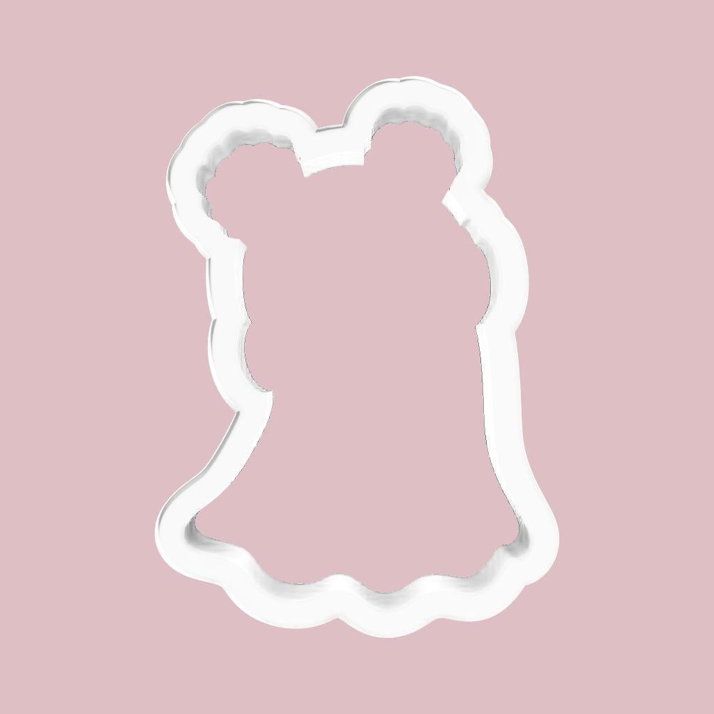 Ghost with Pom Pom Beanie Cookie Cutter
