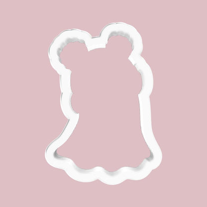 Ghost with Pom Pom Beanie Cookie Cutter