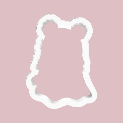 Ghost wearing Bear Beanie Cookie Cutter