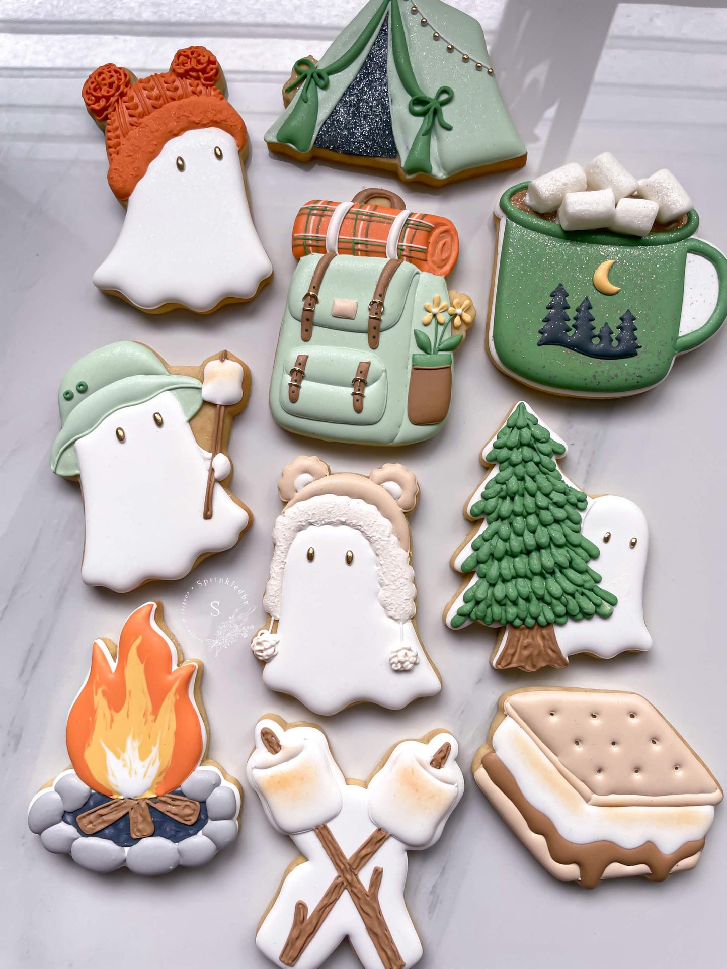Camping Mug with Marshmallows Cookie Cutter