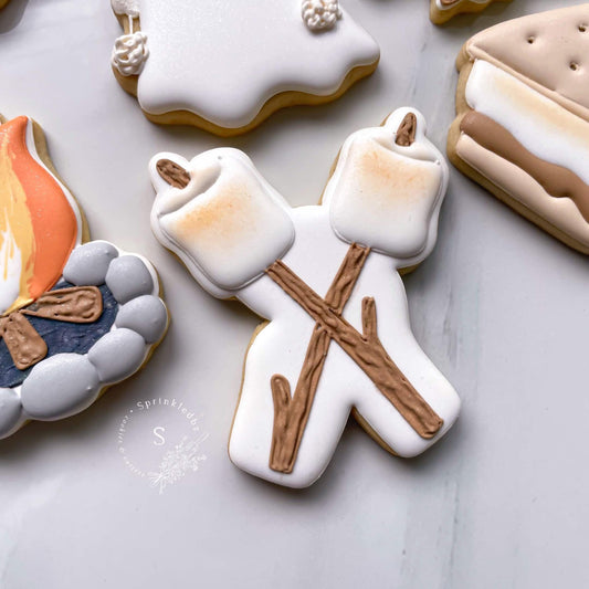 Marshmallows on Sticks Cookie Cutter