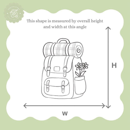 Camping / Hiking Backpack Cookie Cutter
