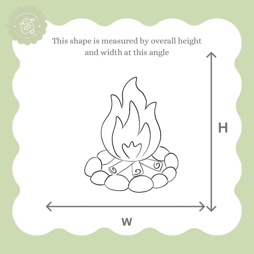 Campfire / Fire Pit Cookie Cutter