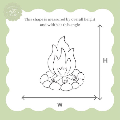 Campfire / Fire Pit Cookie Cutter