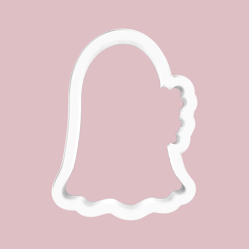Ghost holding Bouquet Cookie Cutter