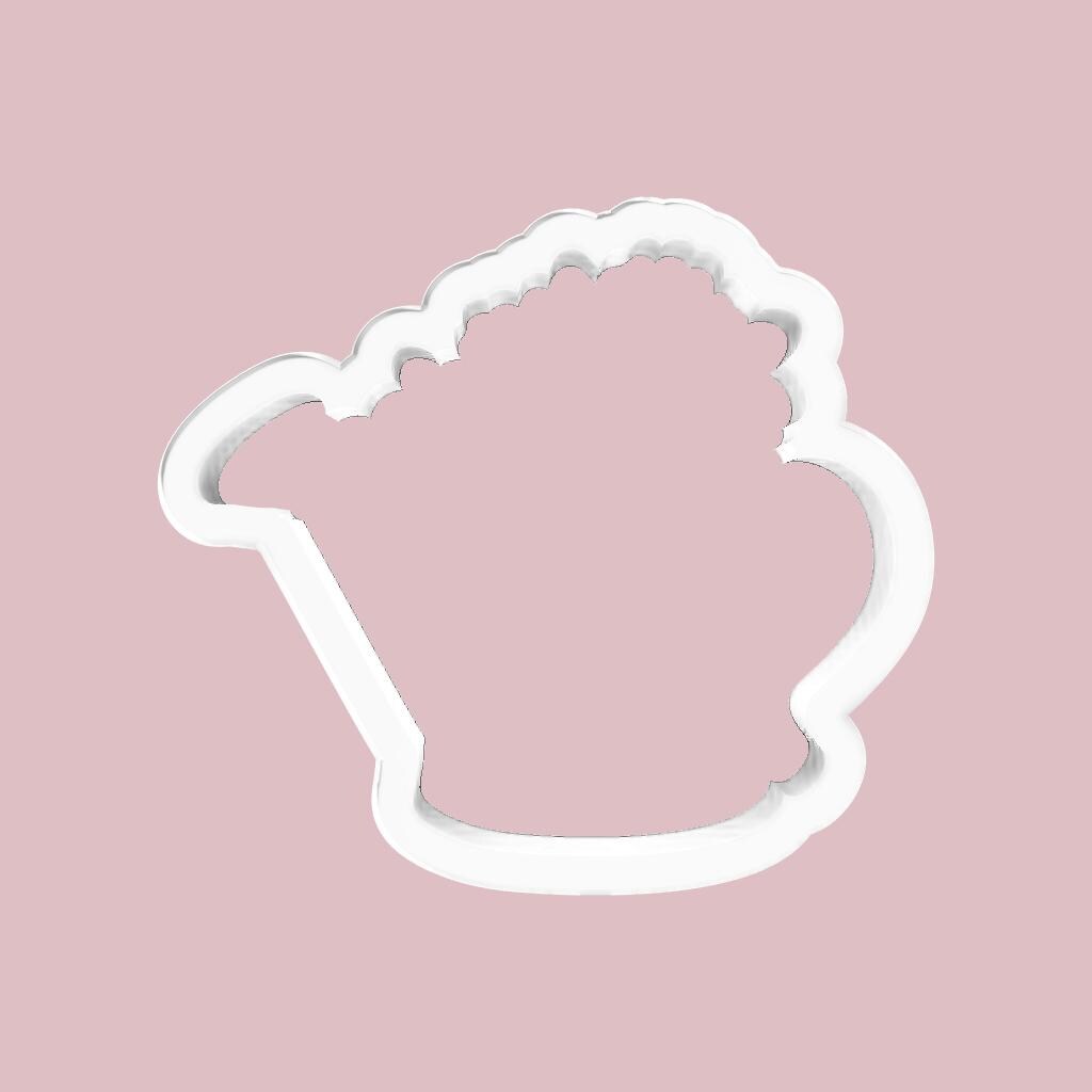 Floral Watering Can Cookie Cutter