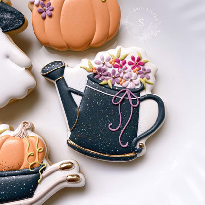 Floral Watering Can Cookie Cutter