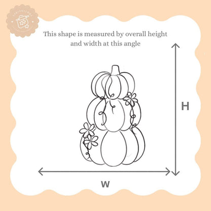 Triple Pumpkin Stack Cookie Cutter