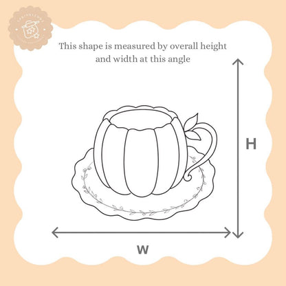 Pumpkin Mug & Saucer Cookie Cutter