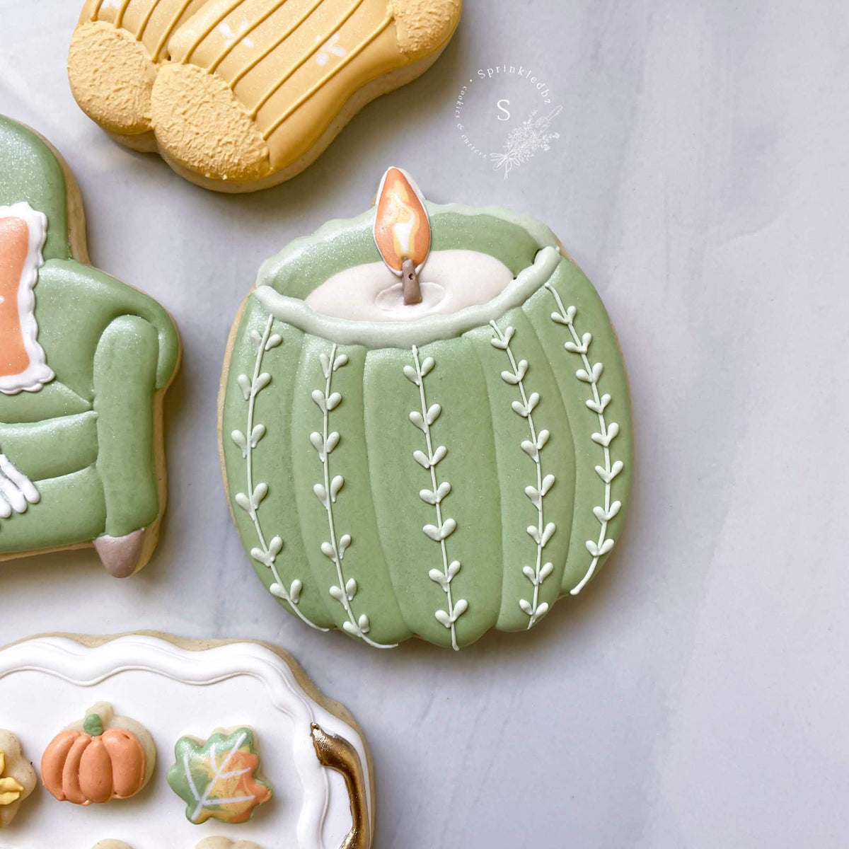 Pumpkin Candle Cookie Cutter