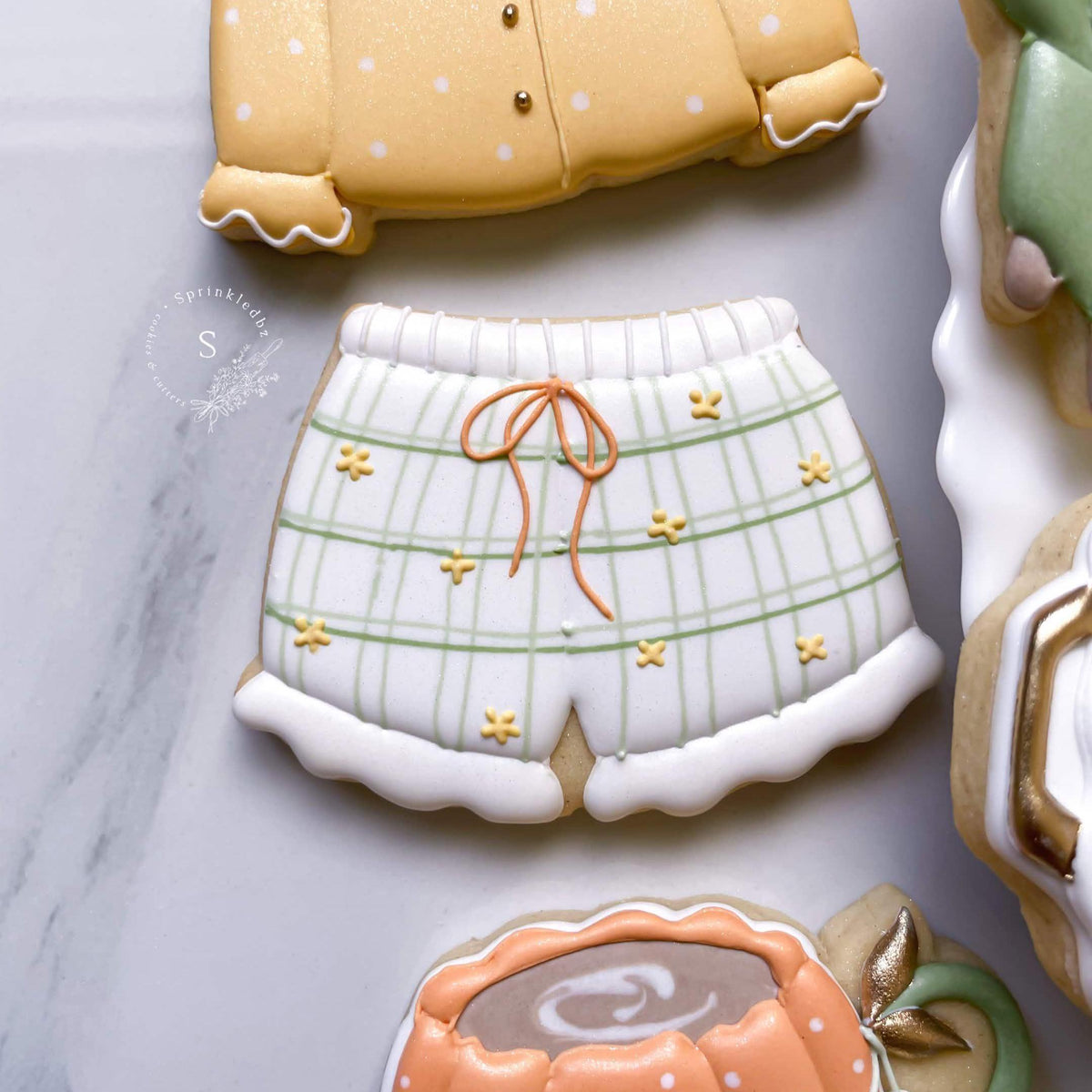 Ruffled Pajama Shorts Cookie Cutter