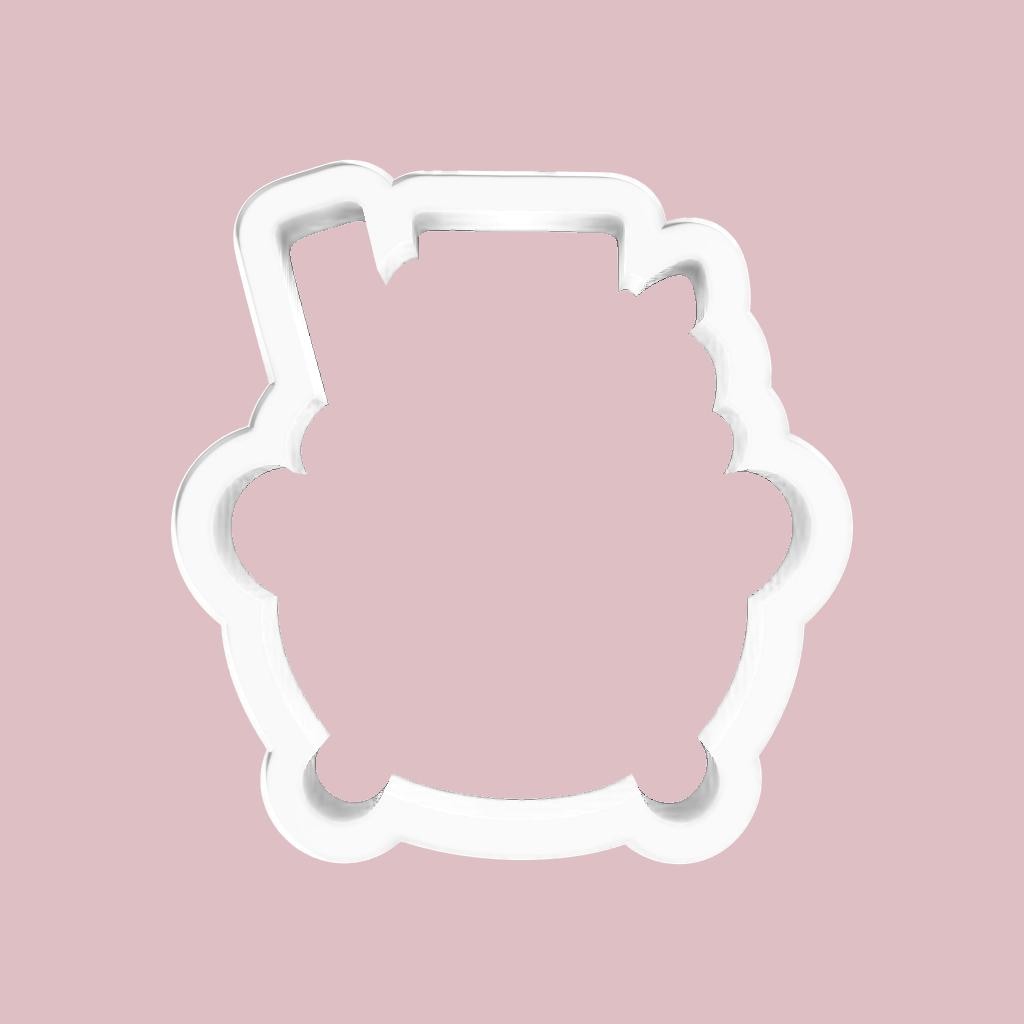 Cauldron with School Supplies Cookie Cutter