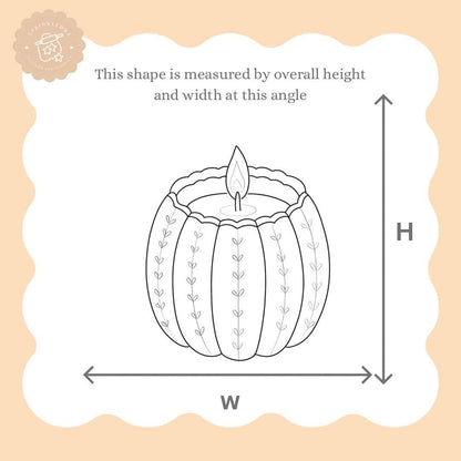 Pumpkin Candle Cookie Cutter