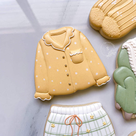 Ruffled Pajama Top Cookie Cutter