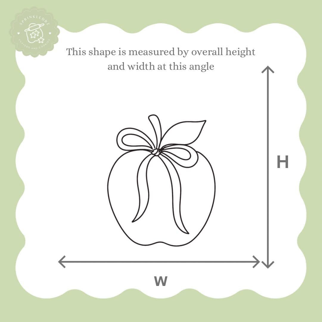 Apple with Bow Cookie Cutter