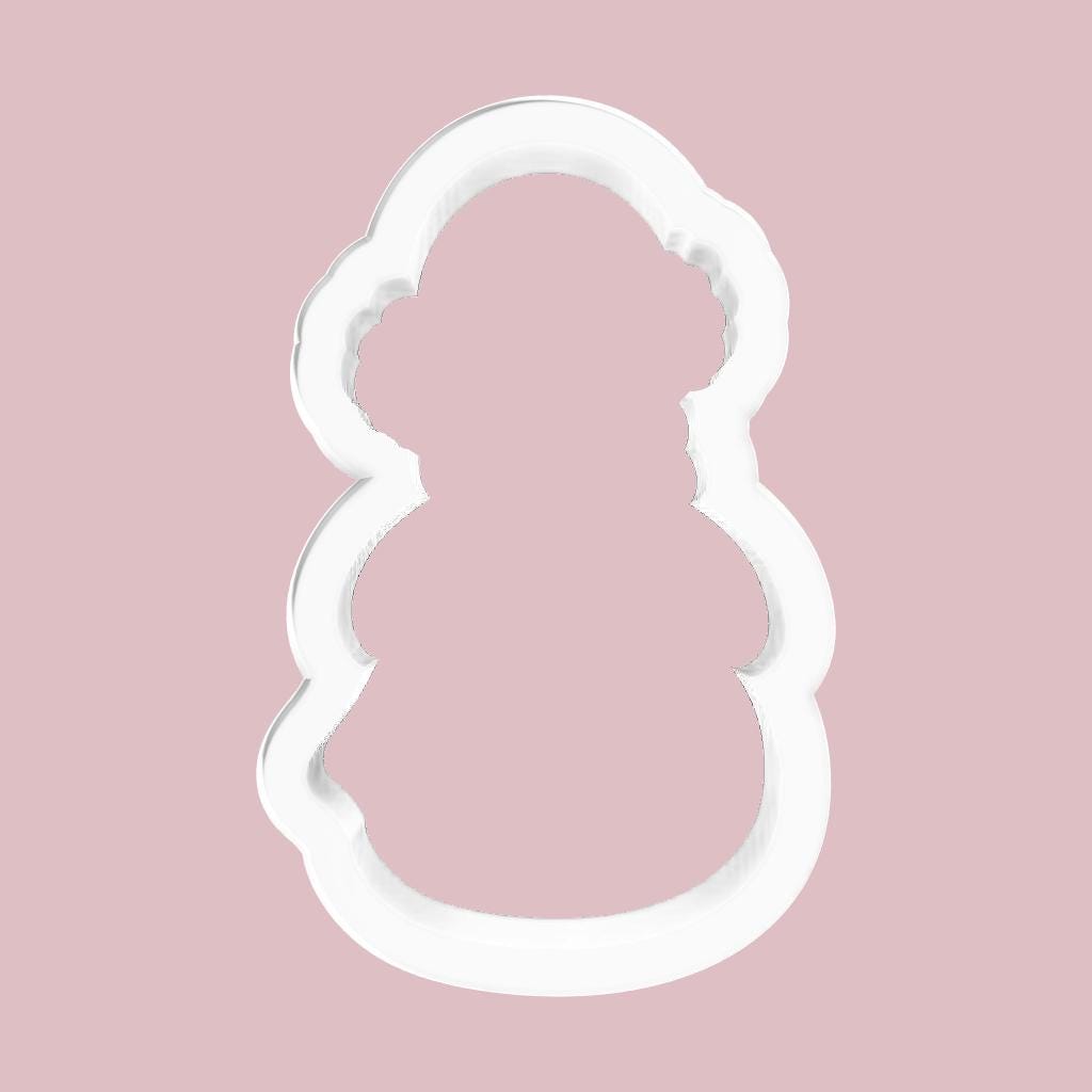 Snowman with Earmuffs Cookie Cutter