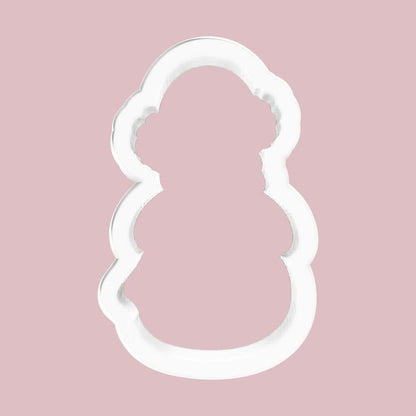 Snowman with Earmuffs Cookie Cutter