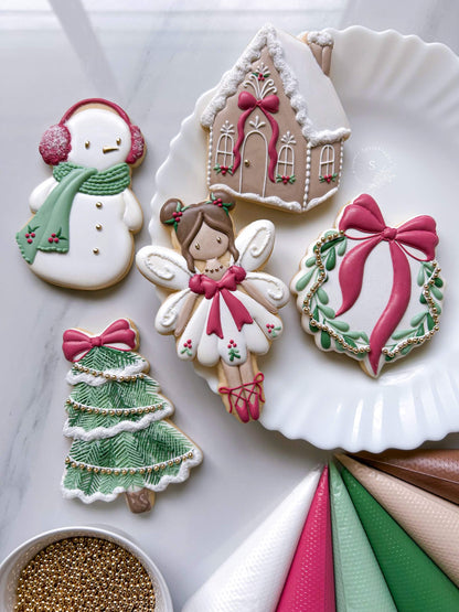 Holiday Wreath with Bow Cookie Cutter