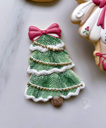 Christmas Tree with Bow Cookie Cutter